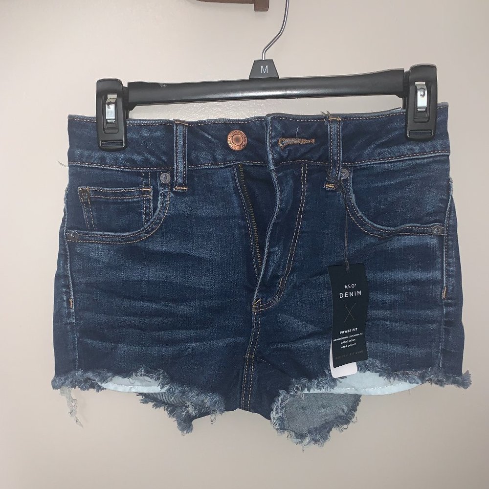 American Eagle Hi-Rise Shortie Shorts